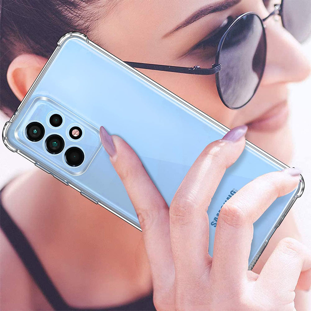 Case for Samsung Galaxy A33 5G A336, Techsuit, Shockproof Clear, Transparent