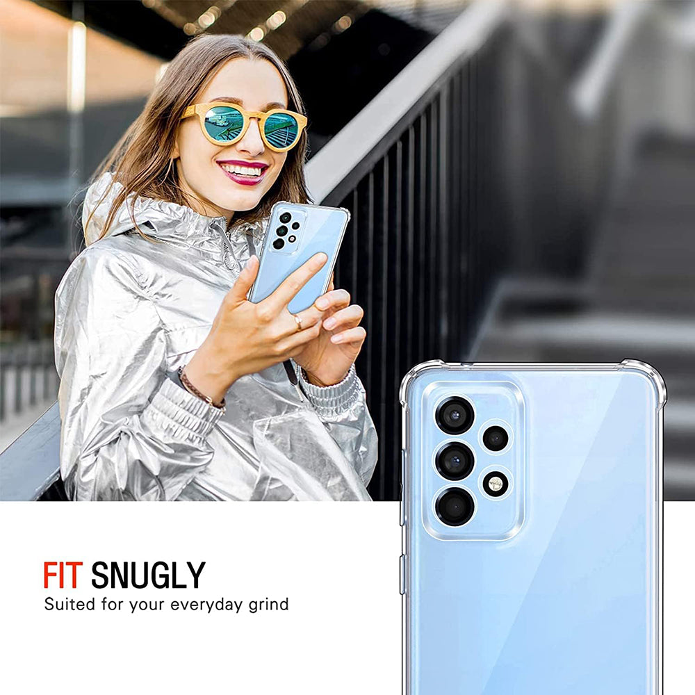 Case for Samsung Galaxy A33 5G A336, Techsuit, Shockproof Clear, Transparent