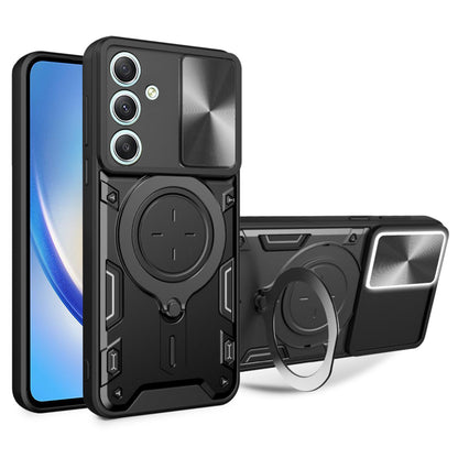 Case for Samsung Galaxy A34 A346, Techsuit, CamGuard Pro, Black