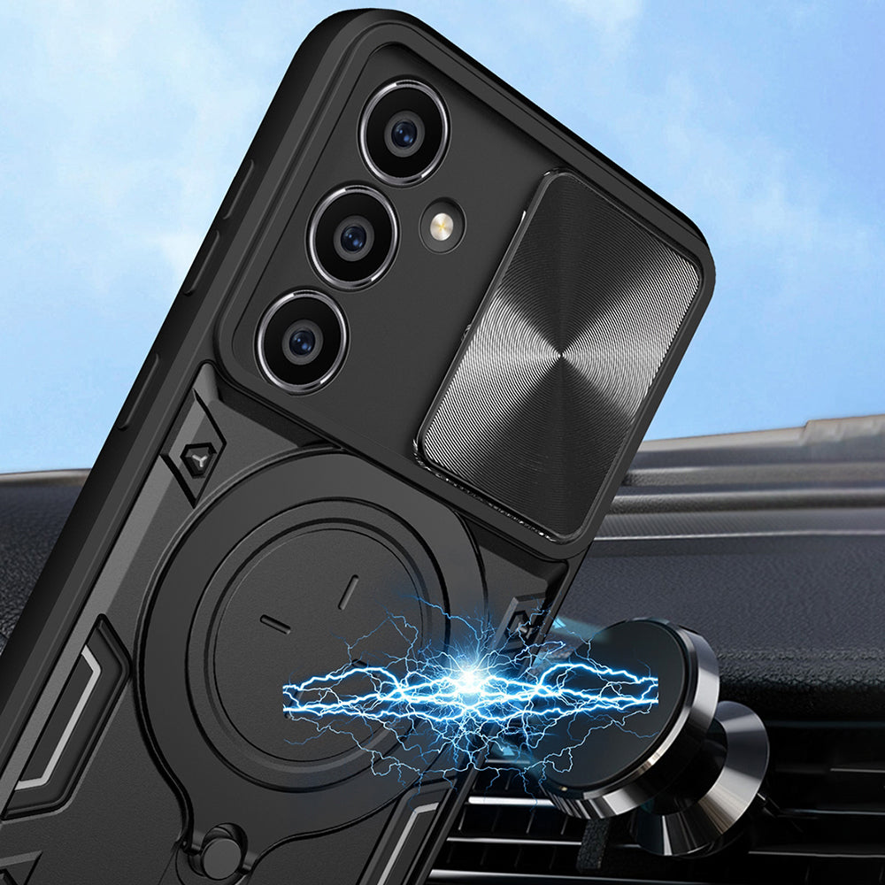 Case for Samsung Galaxy A34 A346, Techsuit, CamGuard Pro, Black