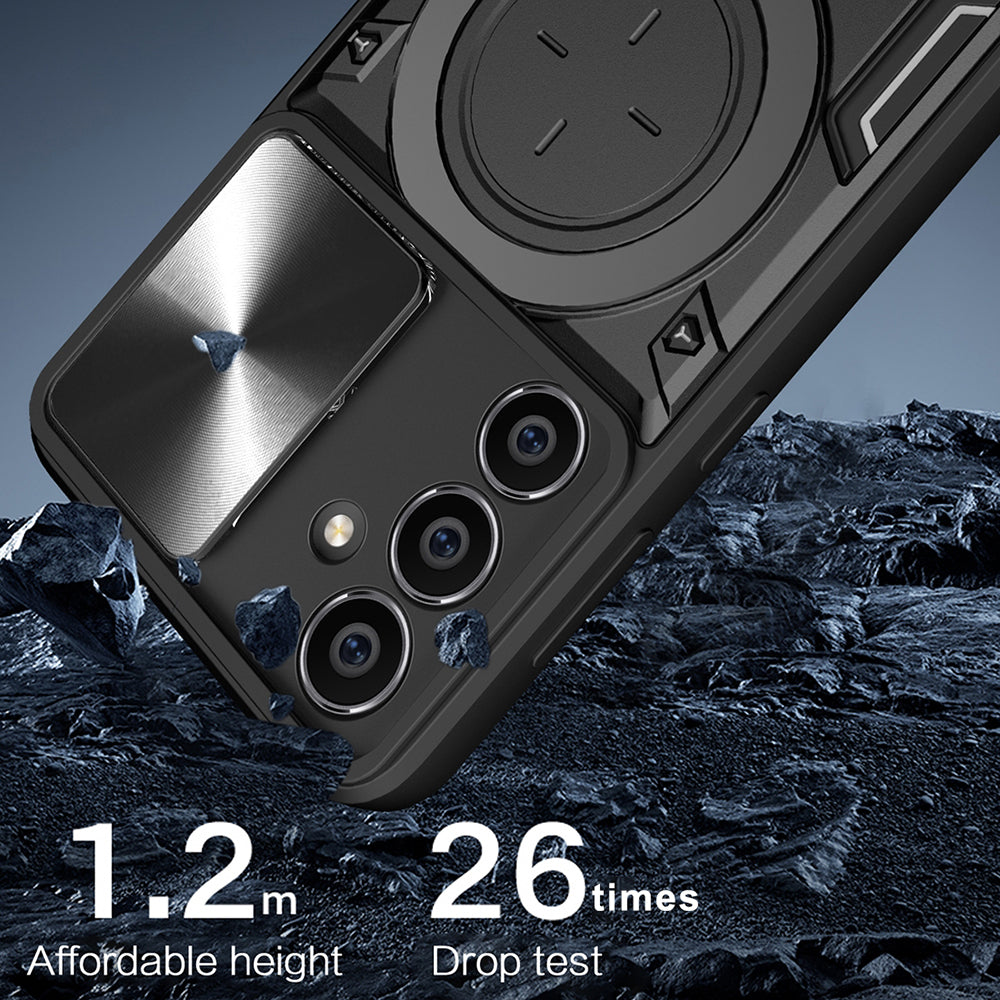Case for Samsung Galaxy A34 A346, Techsuit, CamGuard Pro, Black