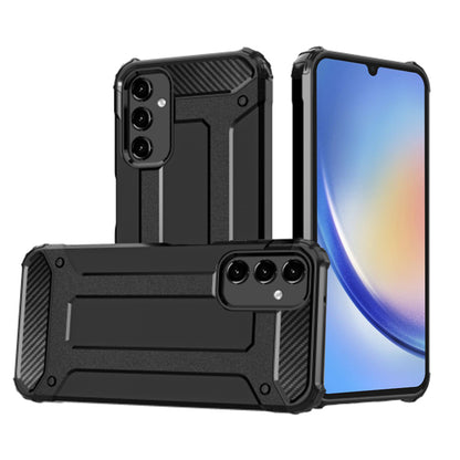 Case for Samsung Galaxy A34 A346, Techsuit, Hybrid Armor, Black