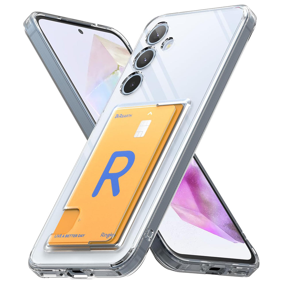 Case for Samsung Galaxy A35 5G A356, Ringke, Fusion Card, Transparent