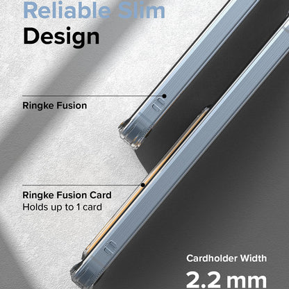 Case for Samsung Galaxy A35 5G A356, Ringke, Fusion Card, Transparent