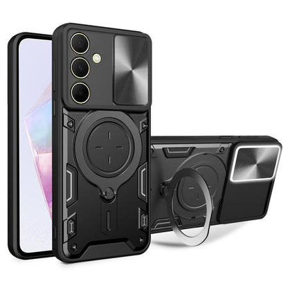 Case for Samsung Galaxy A35 5G A356, Techsuit, CamGuard Pro, Black