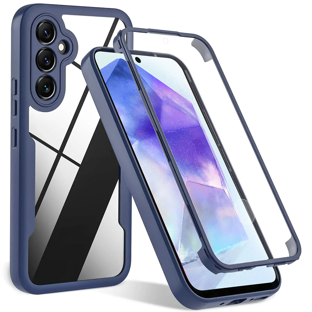 Case for Samsung Galaxy A35 5G A356, Techsuit, ColorVerse 360, Blue
