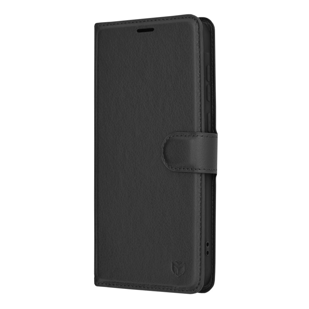 Case for Samsung Galaxy A35 5G A356, Techsuit, Leather Folio, Black