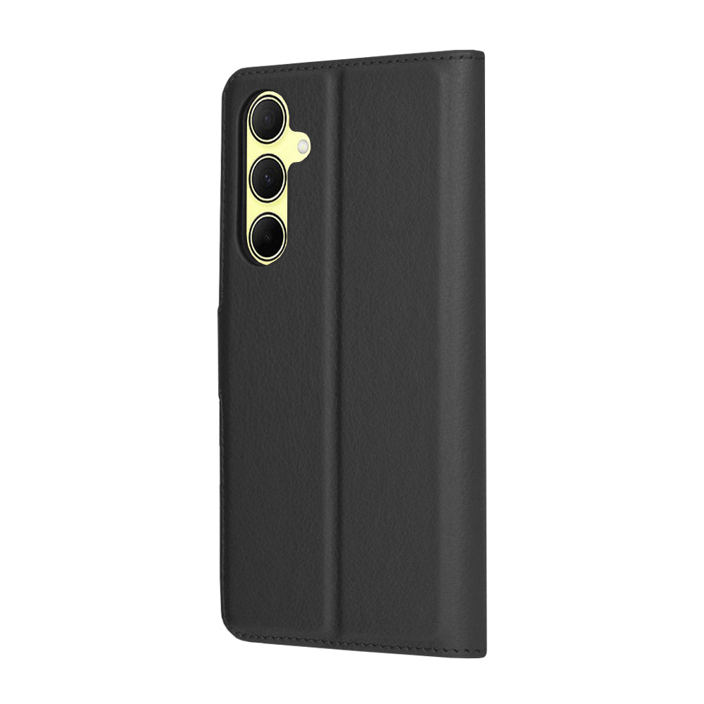Case for Samsung Galaxy A35 5G A356, Techsuit, Leather Folio, Black