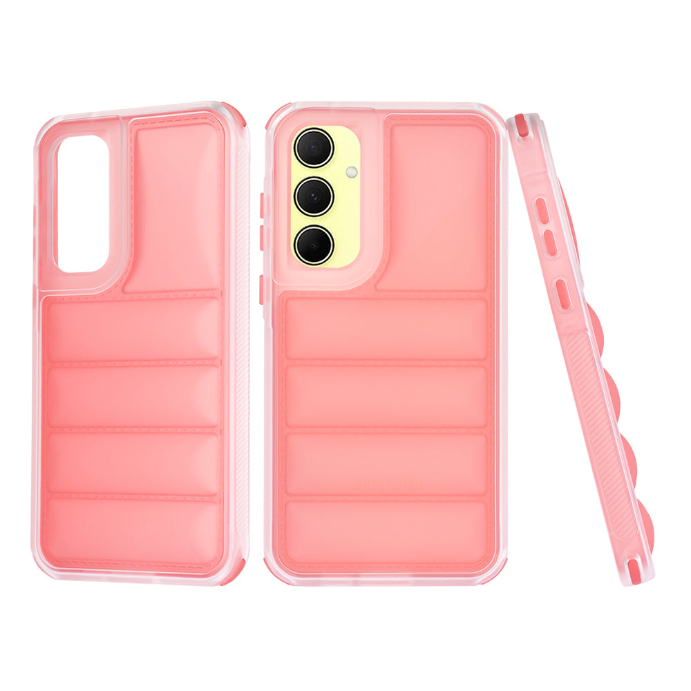 Case for Samsung Galaxy A35 5G A356, Techsuit, Wave Shield, Red