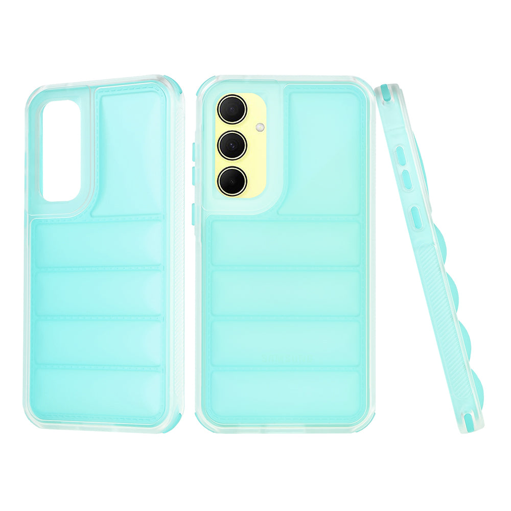 Case for Samsung Galaxy A35 5G A356, Techsuit, Wave Shield, Turquoise