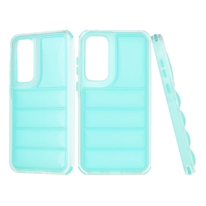 Case for Samsung Galaxy A35 5G A356, Techsuit, Wave Shield, Turquoise