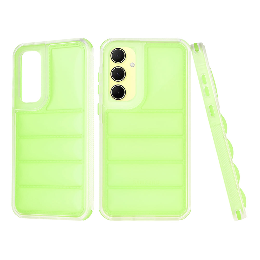 Case for Samsung Galaxy A35 5G A356, Techsuit, Wave Shield, Green