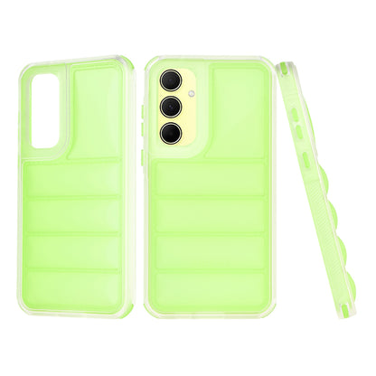 Case for Samsung Galaxy A35 5G A356, Techsuit, Wave Shield, Green