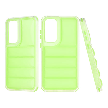 Case for Samsung Galaxy A35 5G A356, Techsuit, Wave Shield, Green