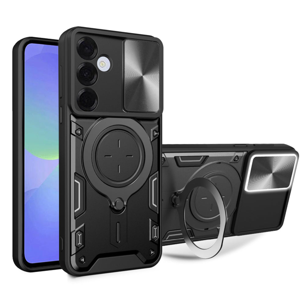 Case for Samsung Galaxy A36 A366, Techsuit, CamGuard Pro, Black