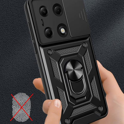 Case for Samsung Galaxy A36 A366, Techsuit, CamShield, Blue