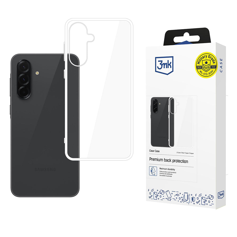 Case for Samsung Galaxy A37 5G, 3MK, Clear, Transparent