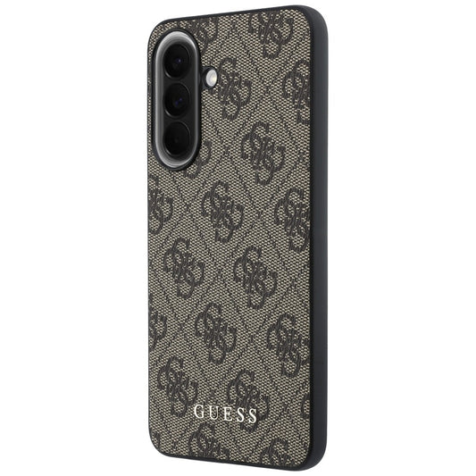 Case for Samsung Galaxy A37 5G, Guess, 4G Classic Logo Charm, Brown