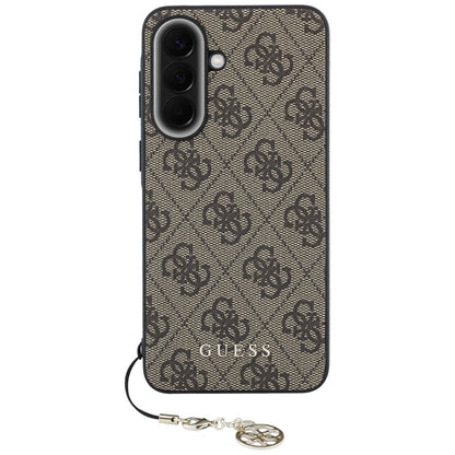 Case for Samsung Galaxy A37 5G, Guess, 4G Classic Logo Charm, Brown