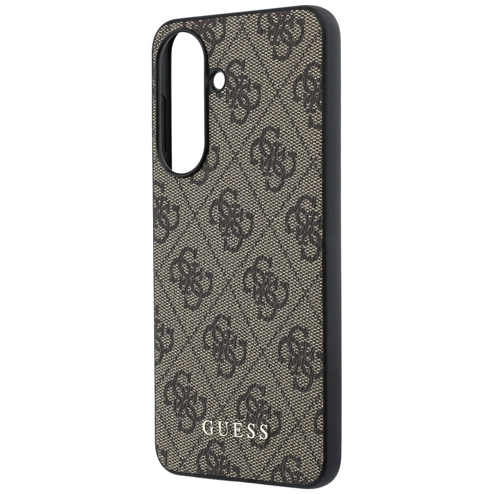 Case for Samsung Galaxy A37 5G, Guess, 4G Classic Logo Charm, Brown