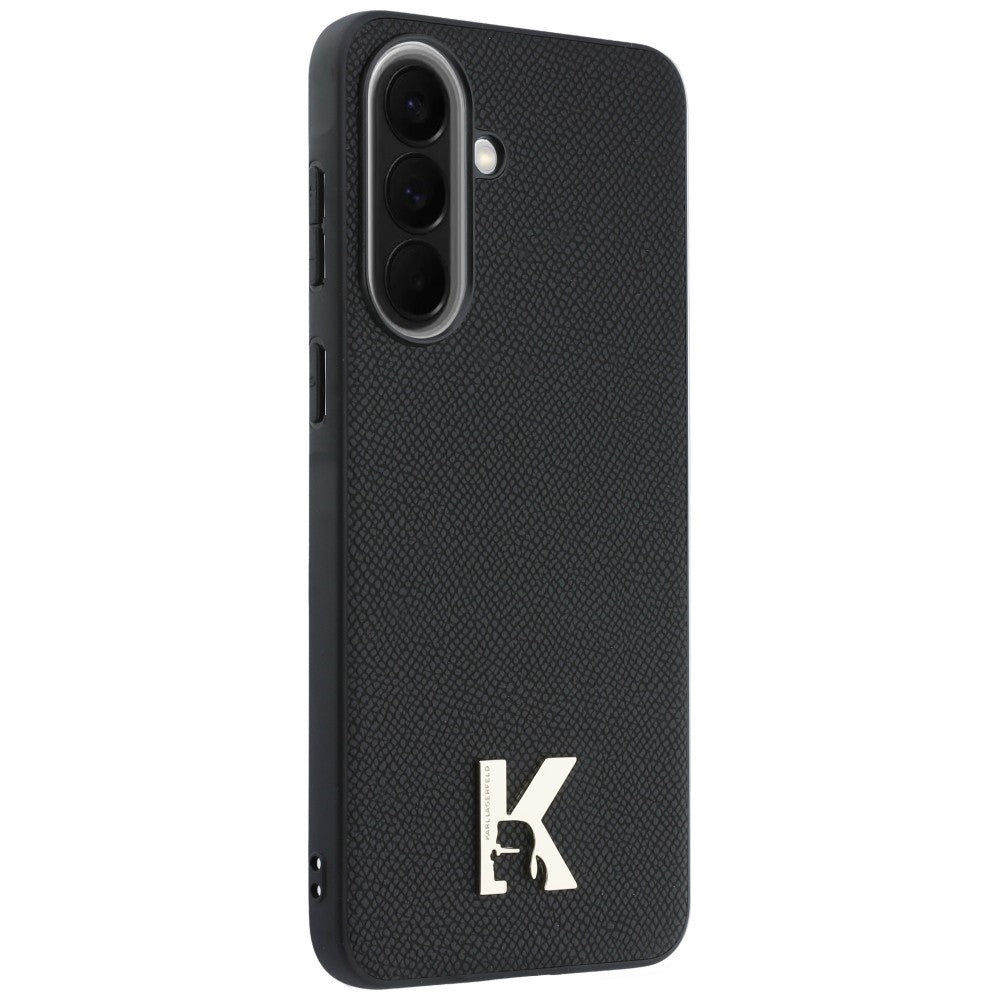 Case for Samsung Galaxy A37 5G, Karl Lagerfeld, Karl Head Logo, Black