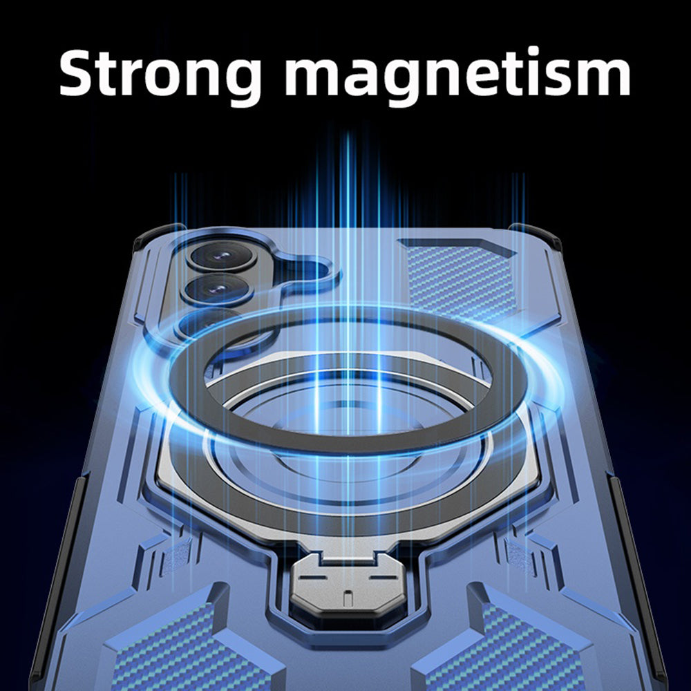 Case for Samsung Galaxy A37 5G, Techsuit, Carbon Shield Pro, Blue