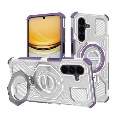 Case for Samsung Galaxy A37 5G, Techsuit, Carbon Shield Pro, Purple
