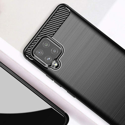 Case for Samsung Galaxy A42 5G A426, Techsuit, Carbon, Black