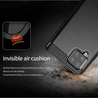 Case for Samsung Galaxy A42 5G A426, Techsuit, Carbon, Black