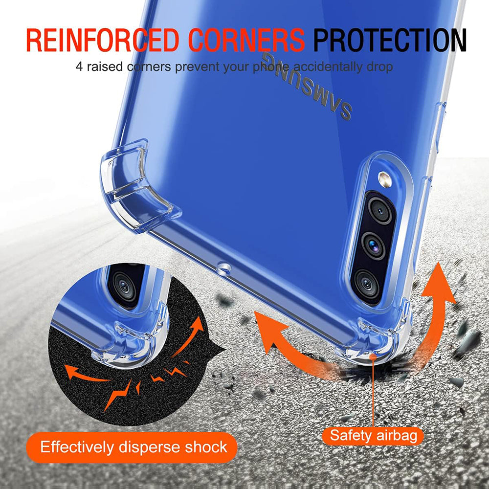 Case for Samsung Galaxy A50s A507 / A30s A307 / A50 A505, Techsuit, Shockproof Clear, Transparent