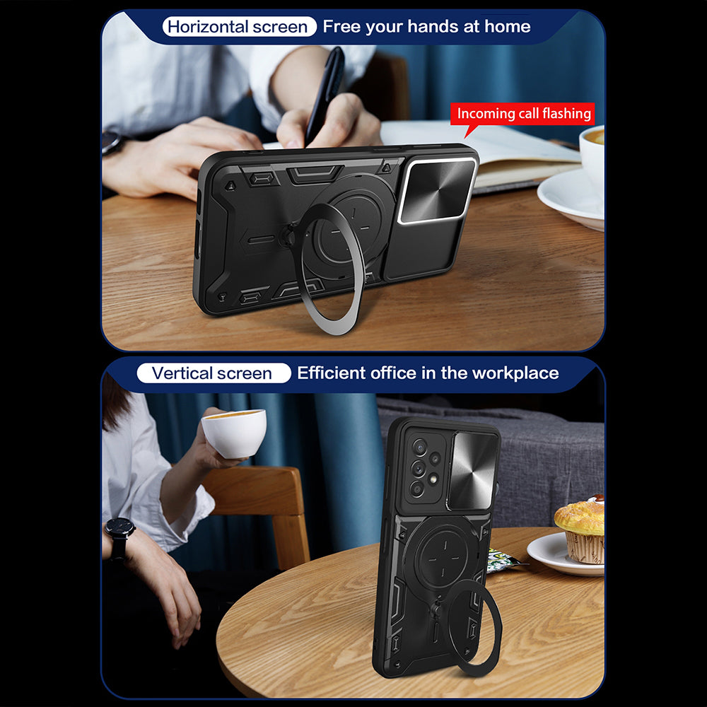 Case for Samsung Galaxy A52s 5G A528 / A52 5G A526 / A52 A525, Techsuit, CamGuard Pro, Black