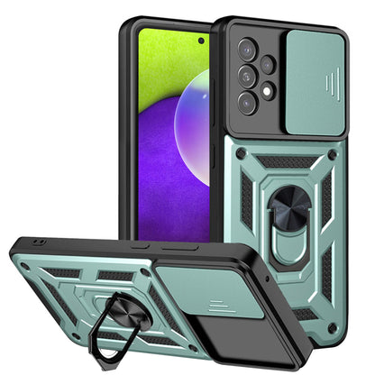 Case for Samsung Galaxy A52s 5G A528 / A52 5G A526 / A52 A525, Techsuit, CamShield, Green