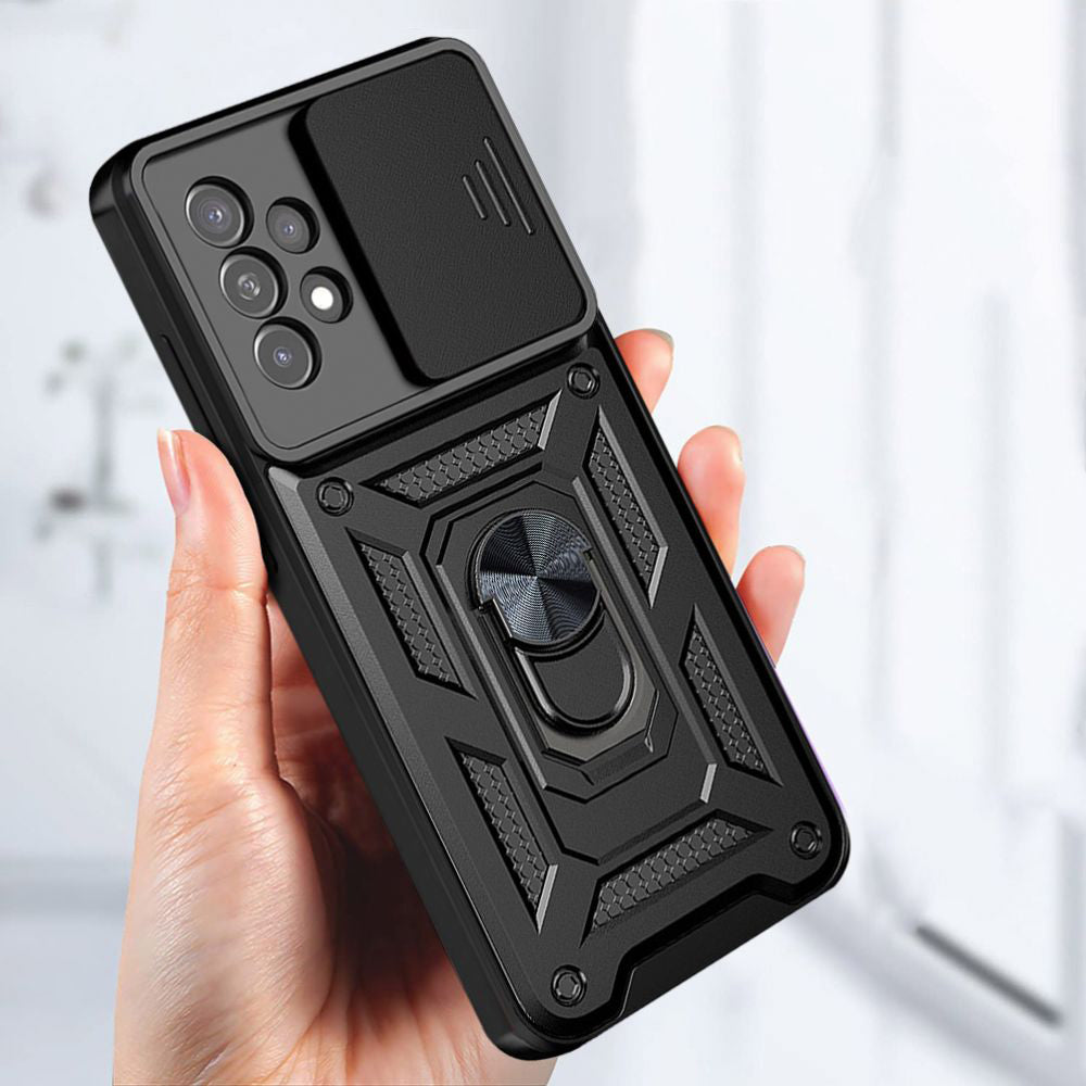 Case for Samsung Galaxy A53 5G A536, Techsuit, CamShield, Black