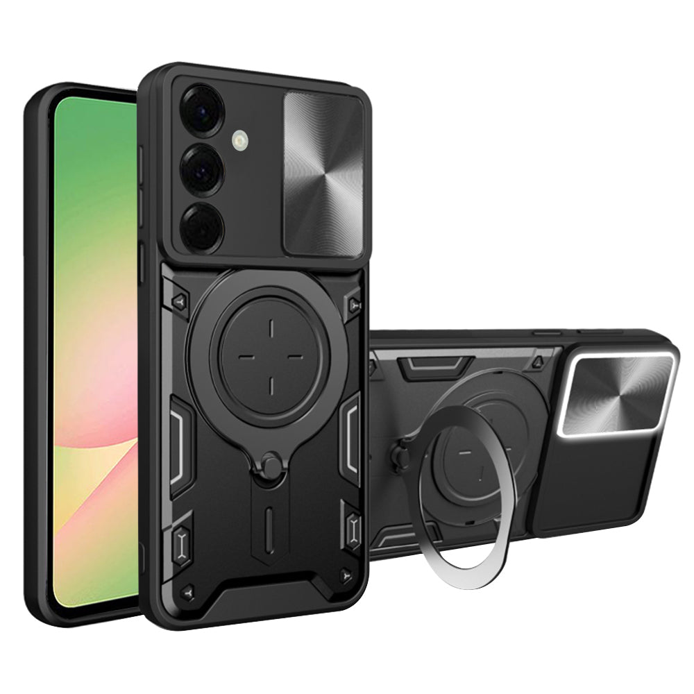 Case for Samsung Galaxy A56 A566, Techsuit, CamGuard Pro, Black