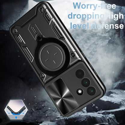 Case for Samsung Galaxy A56 A566, Techsuit, CamGuard Pro, Black