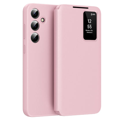 Case for Samsung Galaxy A56 A566, Techsuit, SmartView, Pink