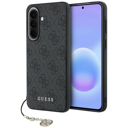 Case for Samsung Galaxy A57 5G, Guess, 4G Classic Logo Charm, Black