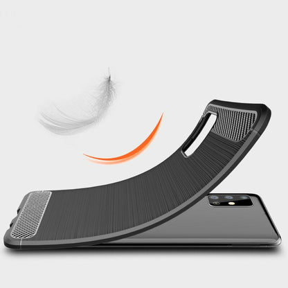 Case for Samsung Galaxy A71 A715, Techsuit, Carbon, Black