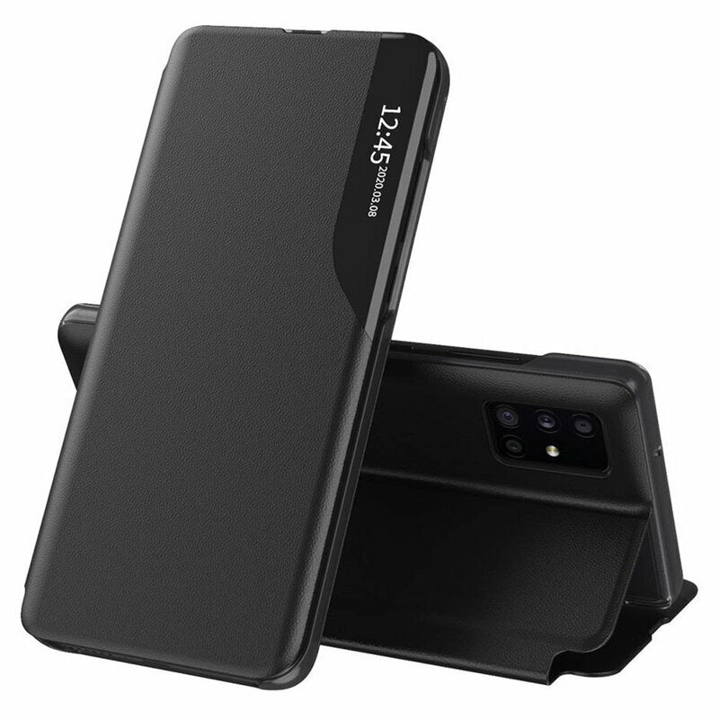 Case for Samsung Galaxy A71 A715, Techsuit, eFold, Black