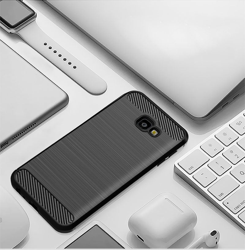 Case for Samsung Galaxy J4 Plus (2018) J415, Techsuit, Carbon, Black