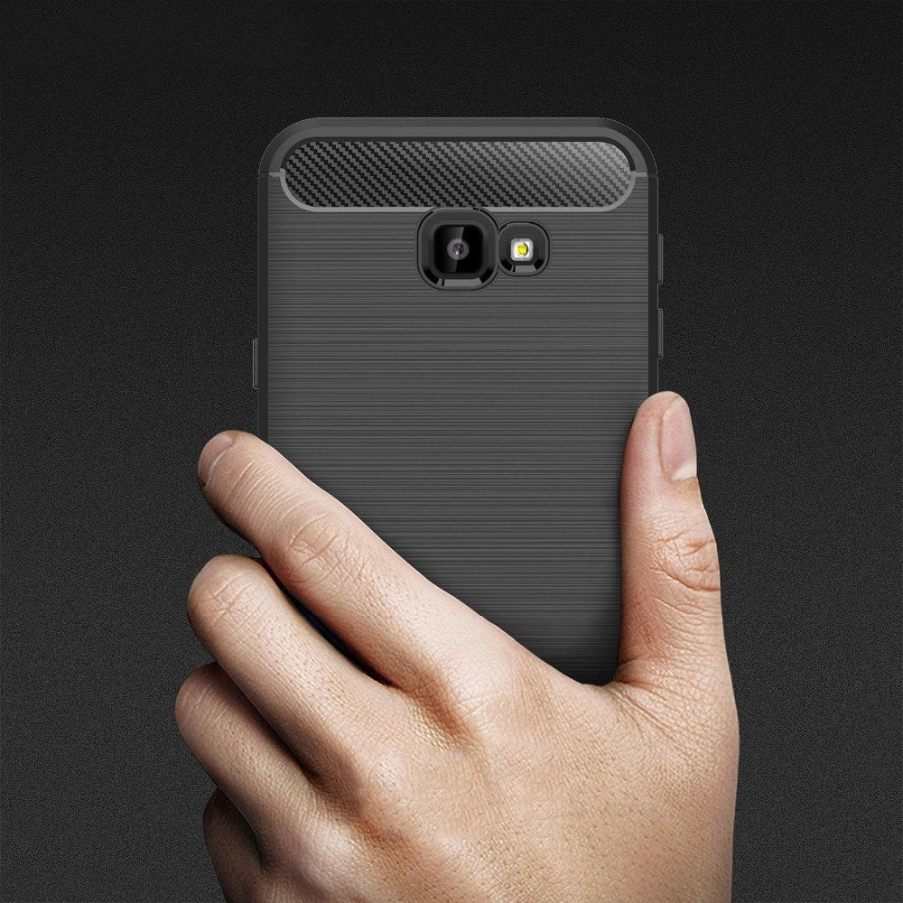 Case for Samsung Galaxy J4 Plus (2018) J415, Techsuit, Carbon, Black