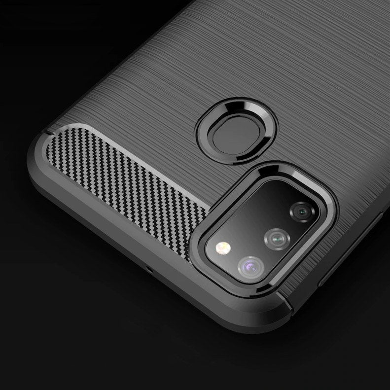 Case for Samsung Galaxy M21 M215 / M30s M307, Techsuit, Carbon, Black