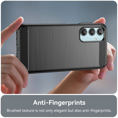 Case for Samsung Galaxy M35, Techsuit, Carbon, Black