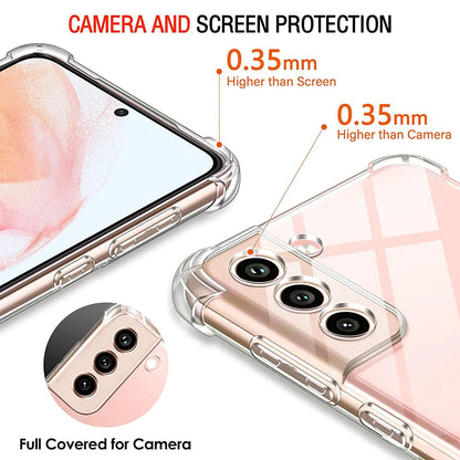 Case for Samsung Galaxy Note 10+ 5G N976 / Note 10+ N975, Techsuit, Shockproof Clear, Transparent
