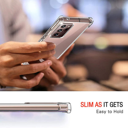 Case for Samsung Galaxy Note 20 Ultra 5G N986 / Note 20 Ultra N985, Techsuit, Shockproof Clear, Transparent