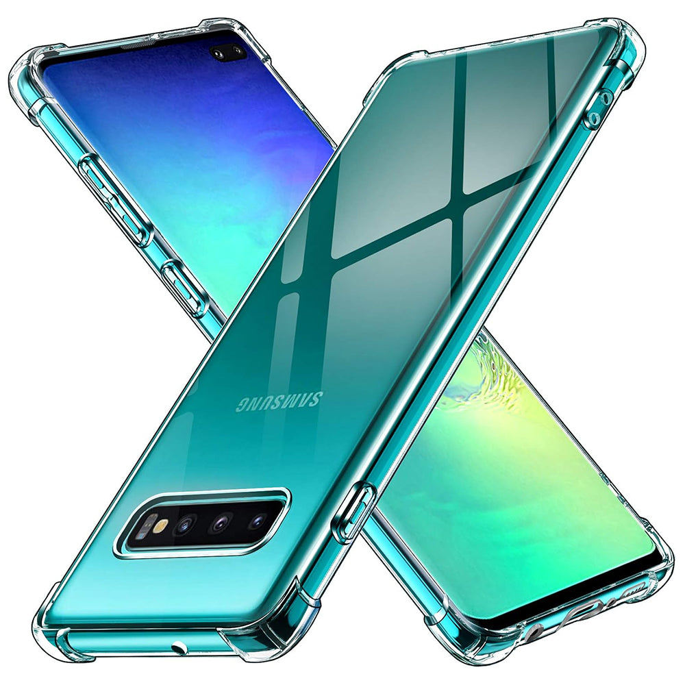 Case for Samsung Galaxy S10+ G975, Techsuit, Shockproof Clear, Transparent