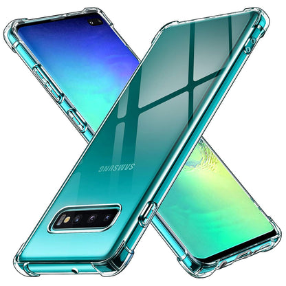 Case for Samsung Galaxy S10+ G975, Techsuit, Shockproof Clear, Transparent