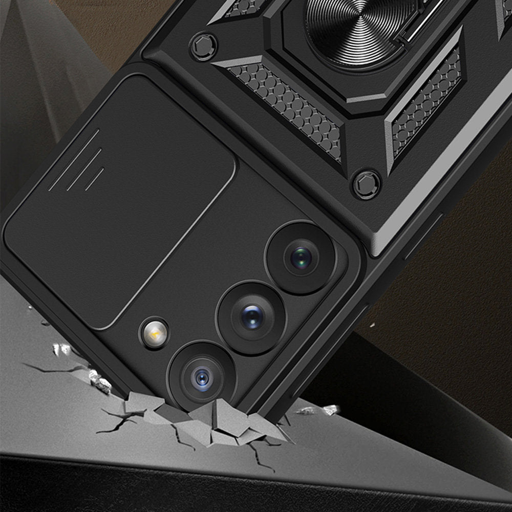 Case for Samsung Galaxy S21 Ultra 5G G998, Techsuit, CamShield, Black