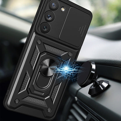 Case for Samsung Galaxy S22 Ultra 5G S908, Techsuit, CamShield, Black