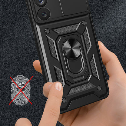 Case for Samsung Galaxy S22 Ultra 5G S908, Techsuit, CamShield, Black